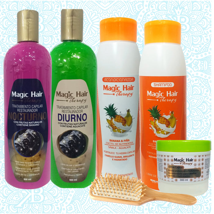 Magic Hair | Kit Súper Completo Gold Anticaida | Obsequio Tónico Capilar