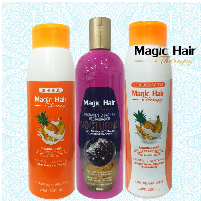 Magic Hair  Kit  Black Anticaída + Tónico Capilar De Obsequio 