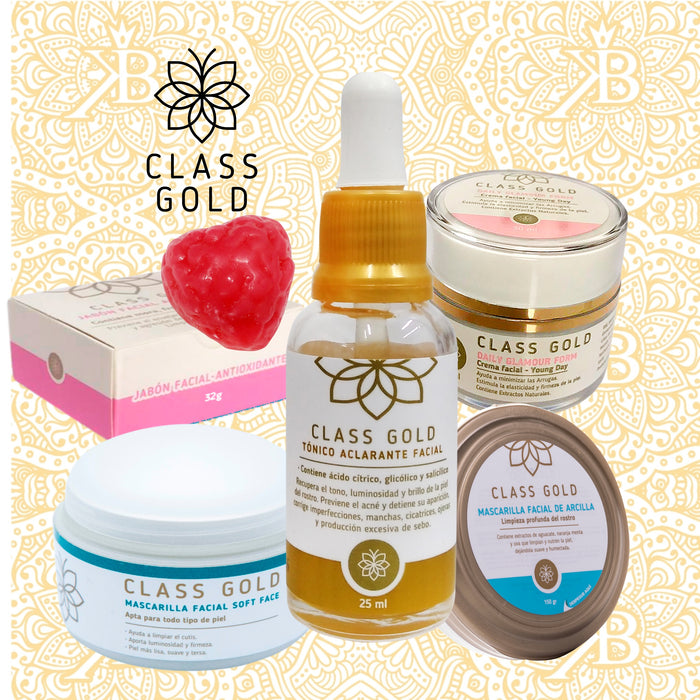 Class Gold | Kit Completo Ultra Gold - Rostros Preciosos