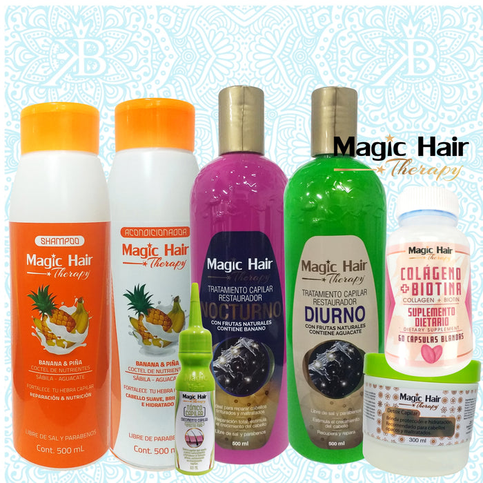 Magic Hair | Kit Ultra Gold Premium Anticaida | Obsequio Tónico Capilar