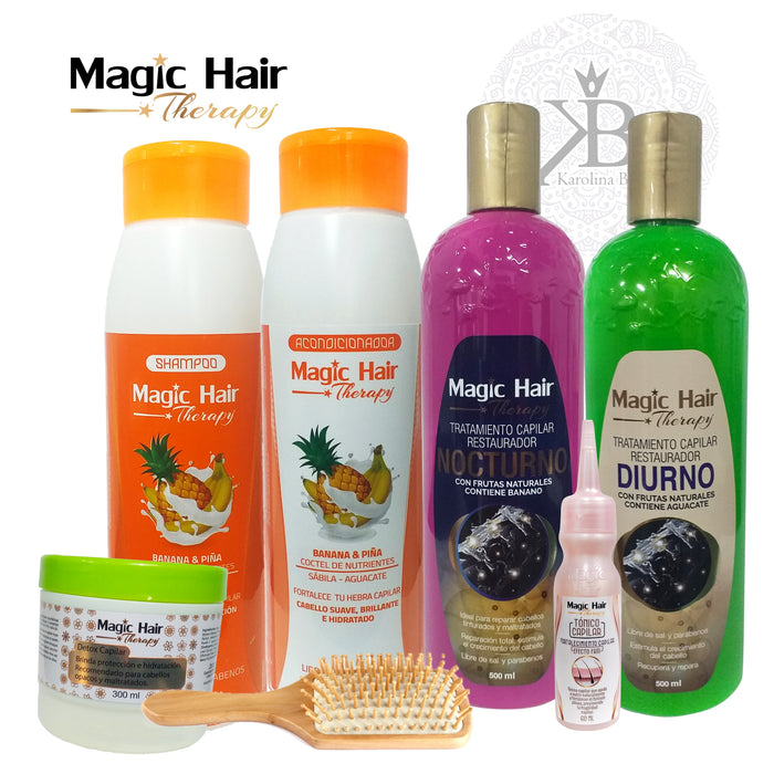Magic Hair | Kit Súper Completo Gold Anticaida | Obsequio Tónico Capilar