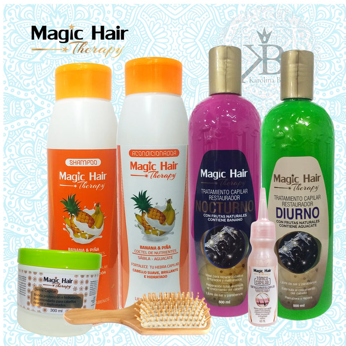 Magic Hair | Kit Súper Completo Gold Anticaida | Obsequio Tónico Capilar