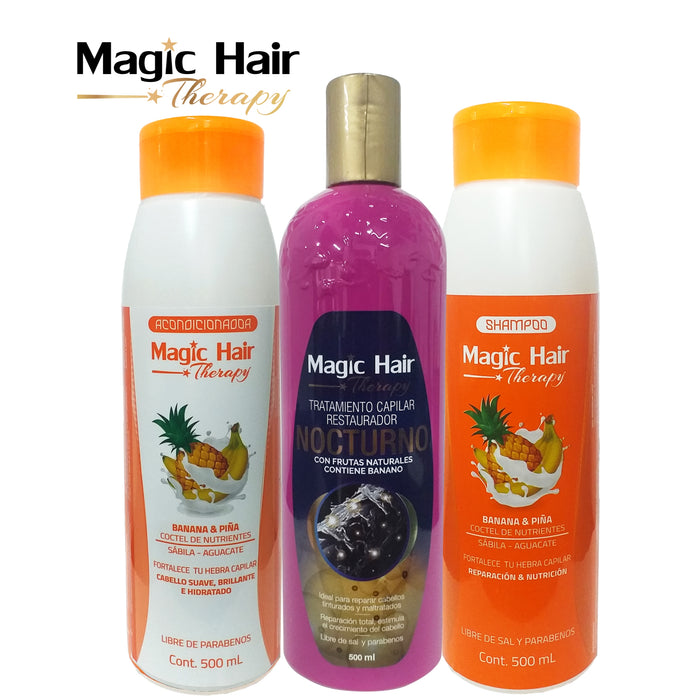 Magic Hair  Kit  Black Anticaída + Tónico Capilar De Obsequio 