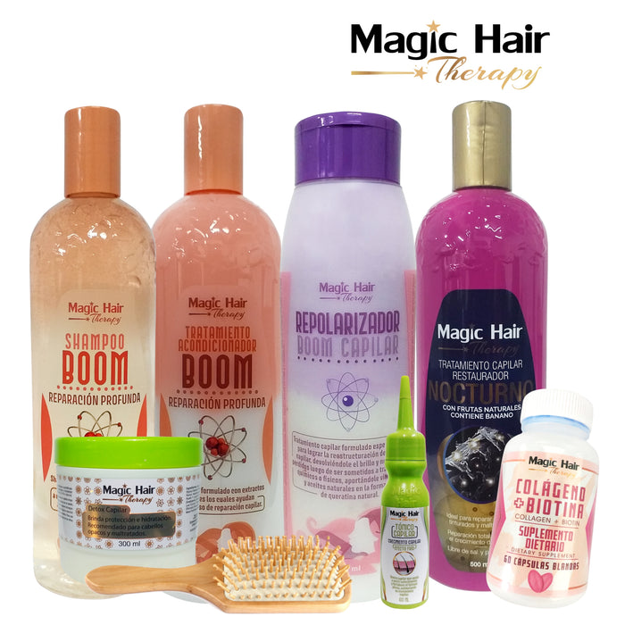 Magic Hair | Kit Ultra Gold Premium | Reparación | Cabellos Decolorados | Puntas Abiertas