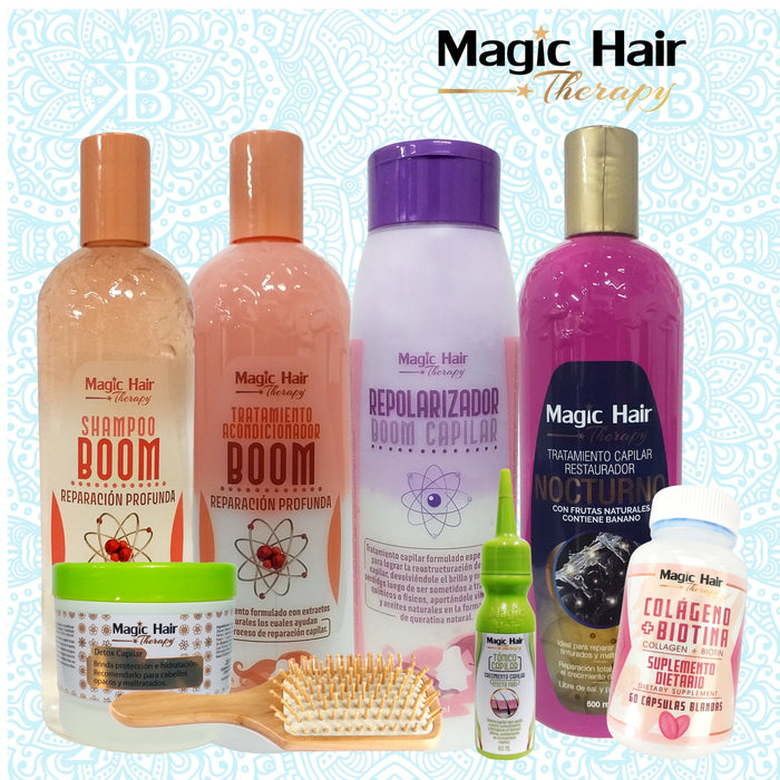 Magic Hair | Kit Ultra Gold Premium | Reparación | Cabellos Decolorados | Puntas Abiertas