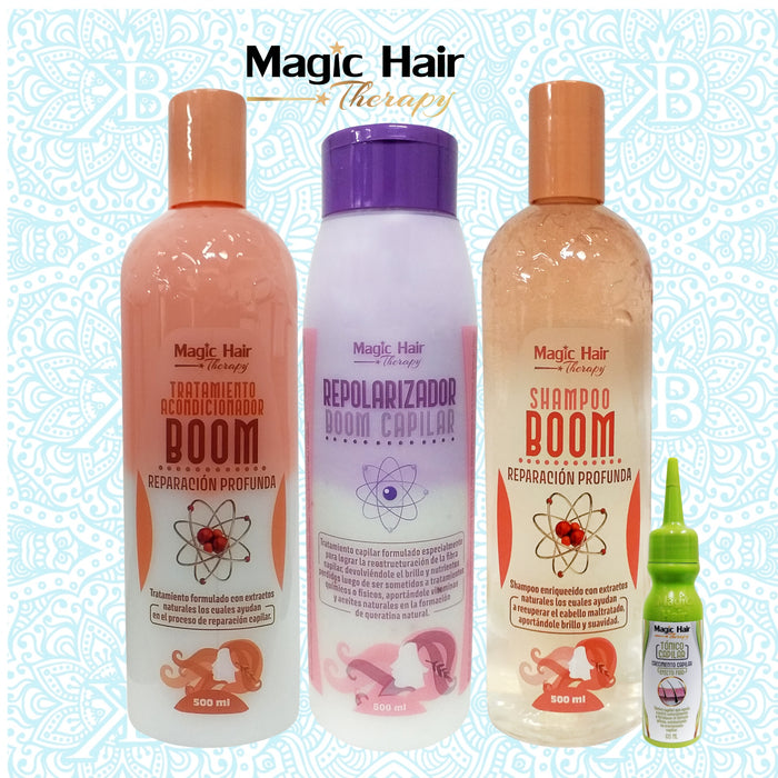 Magic Hair | Kit Black  | Reparación | Cabellos Decolorados | Puntas Abiertas