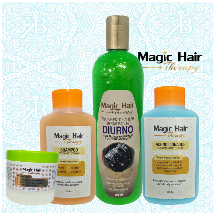 Magic Hair | Kit Platinum | Crecimiento | Nutrición | Obsequio Tónico Capilar