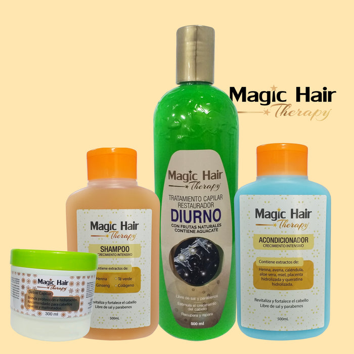 Magic Hair | Kit Platinum | Crecimiento | Nutrición | Obsequio Tónico Capilar