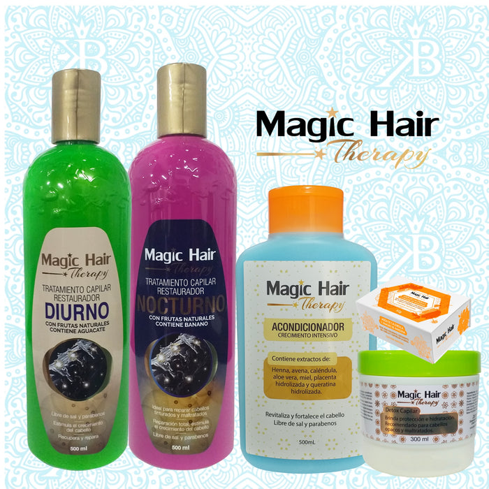 Magic Hair / Kit Súper Completo Gold