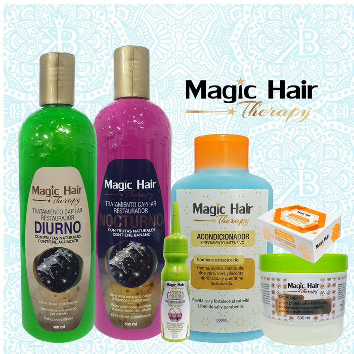 Magic Hair / Kit Súper Completo Gold