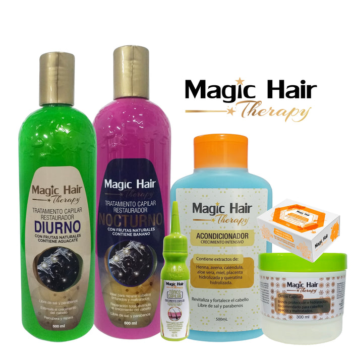 Magic Hair / Kit Súper Completo Gold