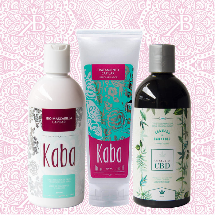 Kaba | Kit Tratamiento Capilar Kaba |  La Receta CBD