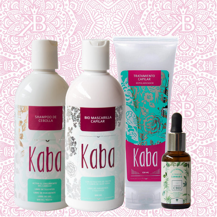 Kaba | Kit Crecimiento y Reparación Kaba | La Receta CBD