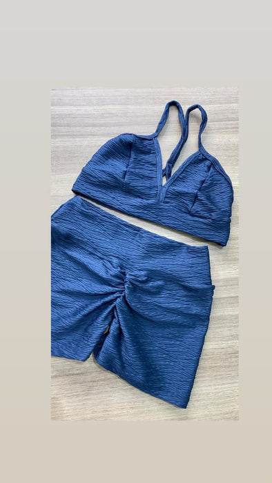 Ropa Deportiva |  Conjunto Licra Azul