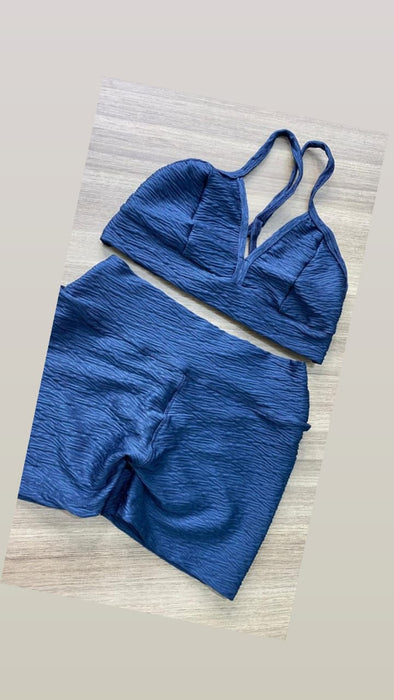 Ropa Deportiva |  Conjunto Licra Azul