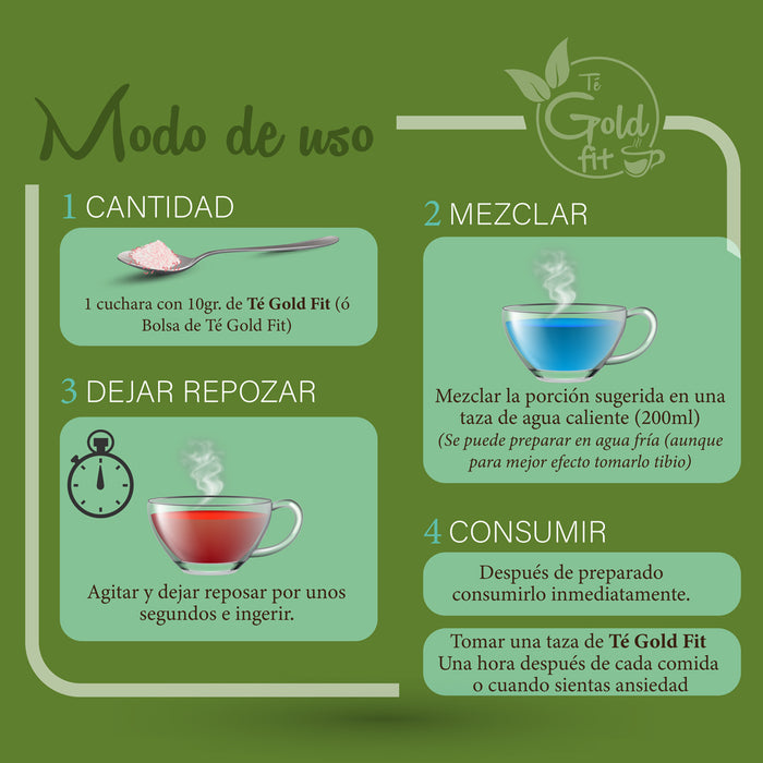Te Gold Fit 300gr - Gold Fit Beauty