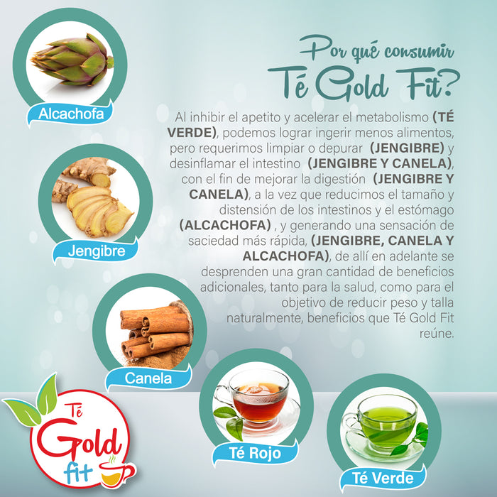 Te Gold Fit 300gr - Gold Fit Beauty