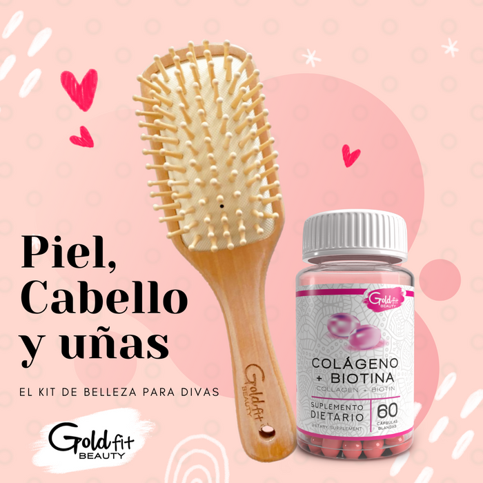 Colageno + Biotina / Gold Fit Beauty
