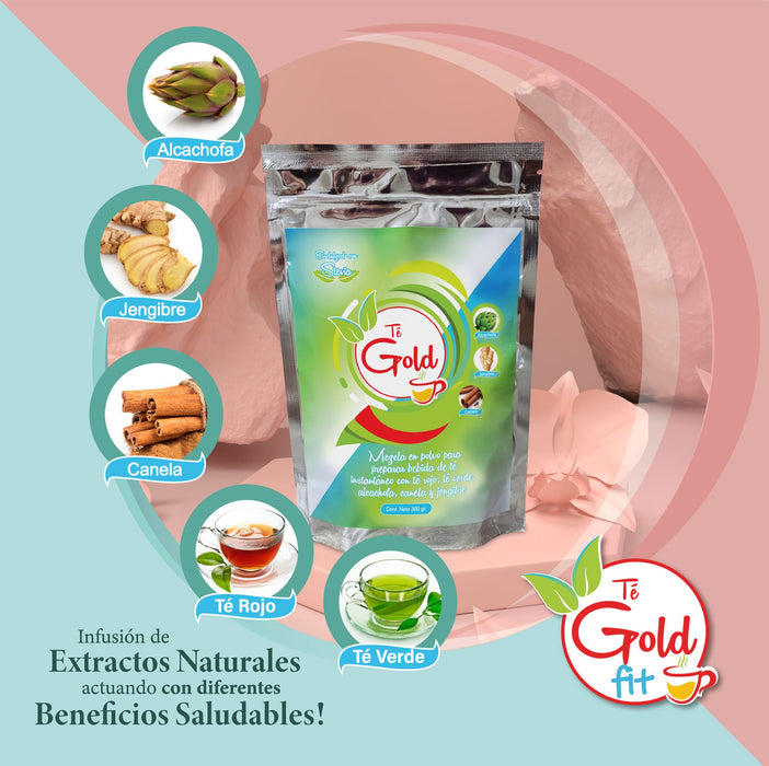 Te Gold Fit 300gr - Gold Fit Beauty