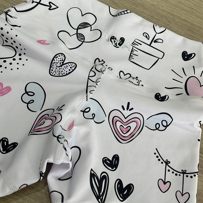 Licra Corta Niña / Corazones