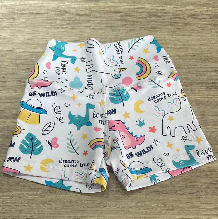 Licra Corta Niña / AQUA Unicornio