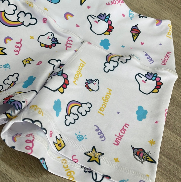 Licra Corta Niña / Unicornio