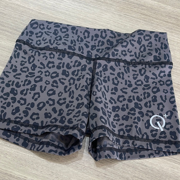 Licra Corta Niña / Animal Print Gris