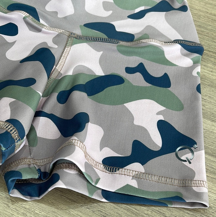 Licra Corta Niña / Militar Azul