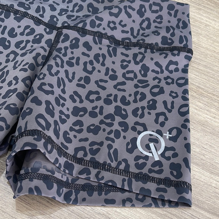 Licra Corta Niña / Animal Print Gris